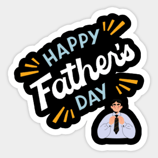 happy fathers day Sticker